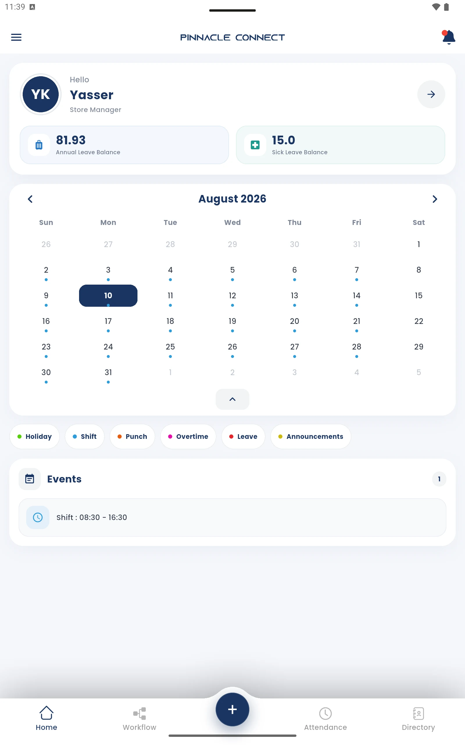 Pinnacle Connect screenshot